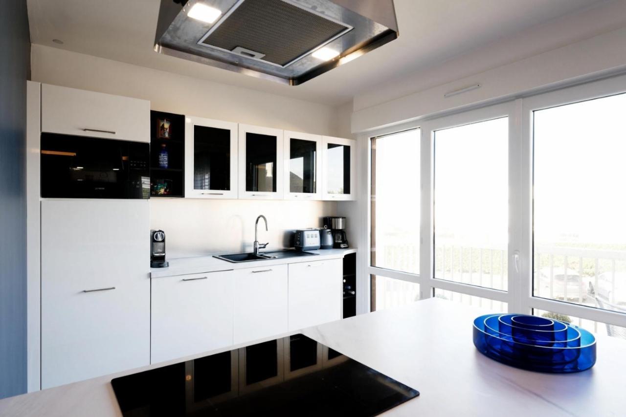 Le Luxe & Votre Vue Mer A Ouistreham Riva Bella المظهر الخارجي الصورة